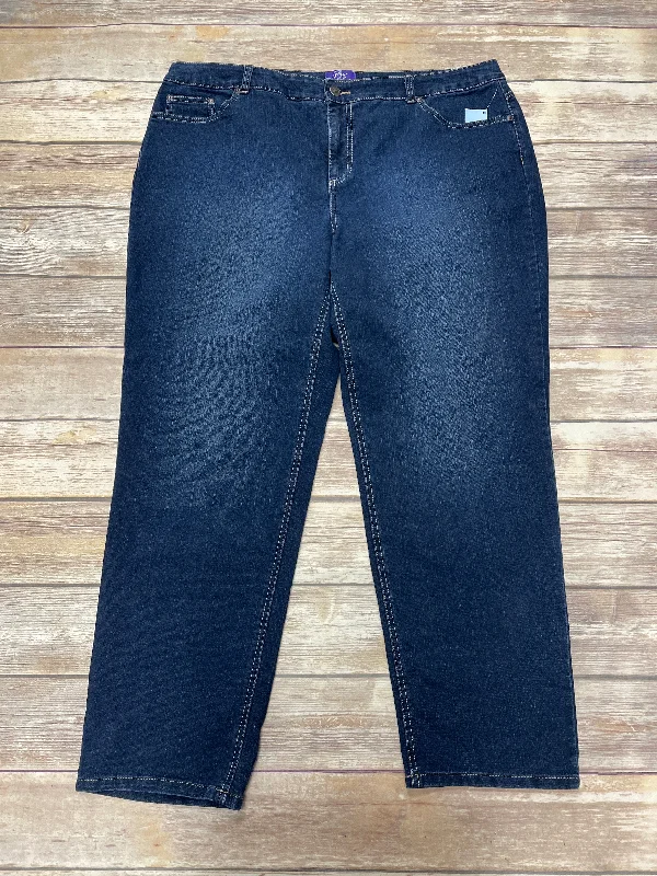 women's blue denim jeansJeans Straight By Just My Size In Blue Denim, Size: 22