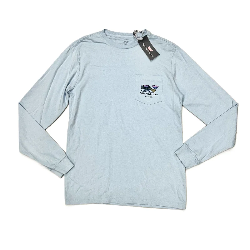 chic women's tops for everyday wearTop Long Sleeve By Vineyard Vines In Blue, Size: Xs