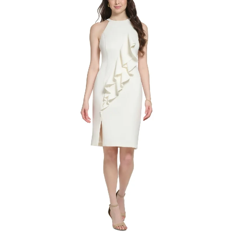 Casual DressVince Camuto Women's Halter Bodycon Dress White Size 8