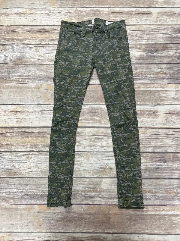 women's denim jeans for a night at the clubJeans Skinny By Rag & Bones Jeans In Camouflage Print, Size: 2