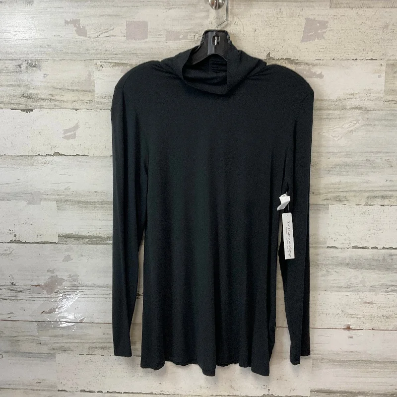 women's tops for those who want to add a bit of flair and personality to their looksTop Long Sleeve By Soft Surroundings In Black, Size: Xs