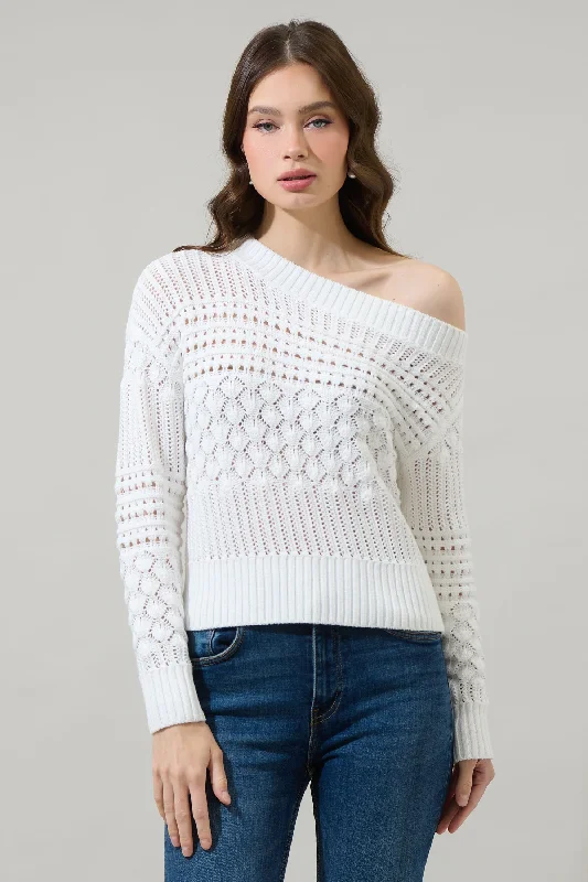 women's tops for those who seek both style and comfortRedan Off the Shoulder Sweater Top