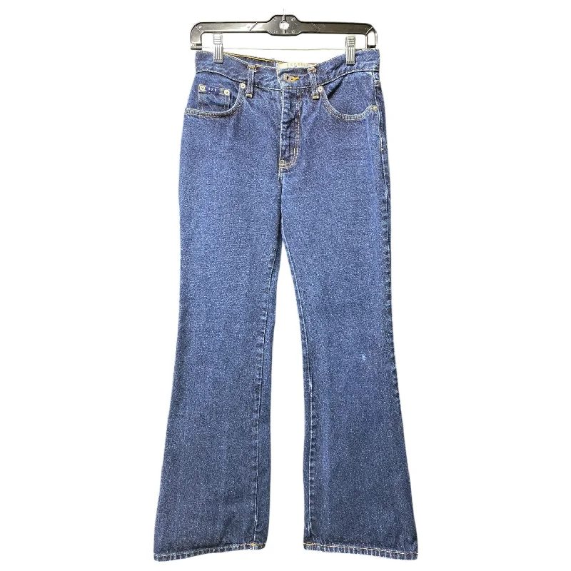 women's denim jeans with patchesJeans Boot Cut By Express In Blue Denim, Size: 4