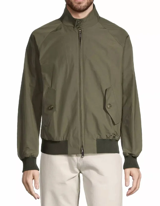 women's coats for those who appreciate timeless fashionMen's Bomber Jacket In Olive