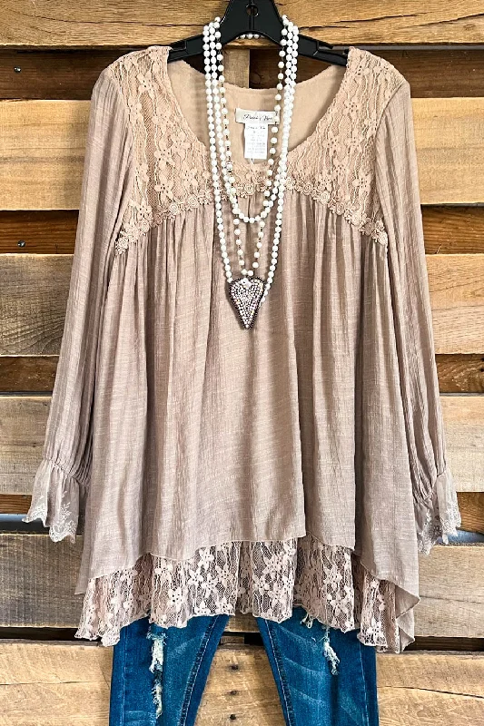 women's tops with sleeveless designsAHB EXCLUSIVE: Everlasting Endurance Tunic - Mocha