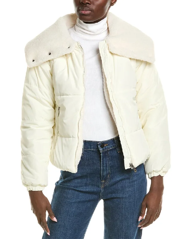 women's coats for apple-shaped bodiesNicole Miller Reversible Puffer Jacket