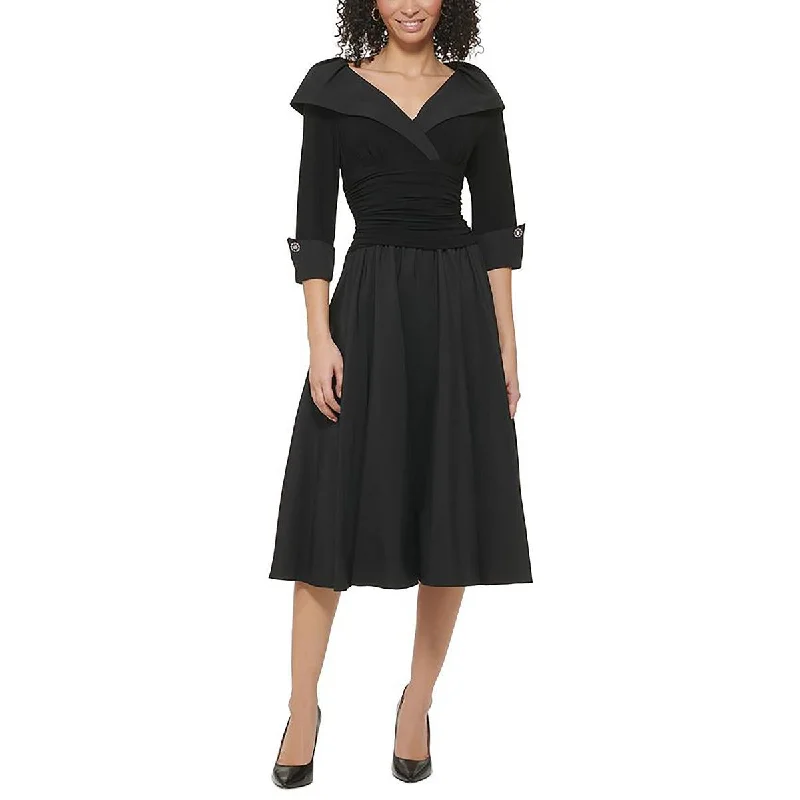 women's high-low dressesJessica Howard Womens A-Line Midi Cocktail And Party Dress