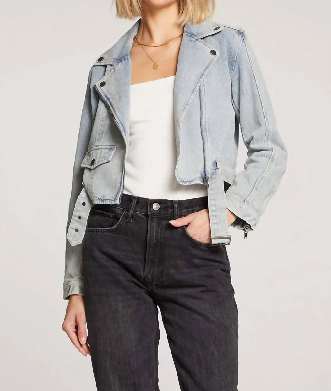 women's coats for boho-chic stylesStella Jacket In Stonewash Denim