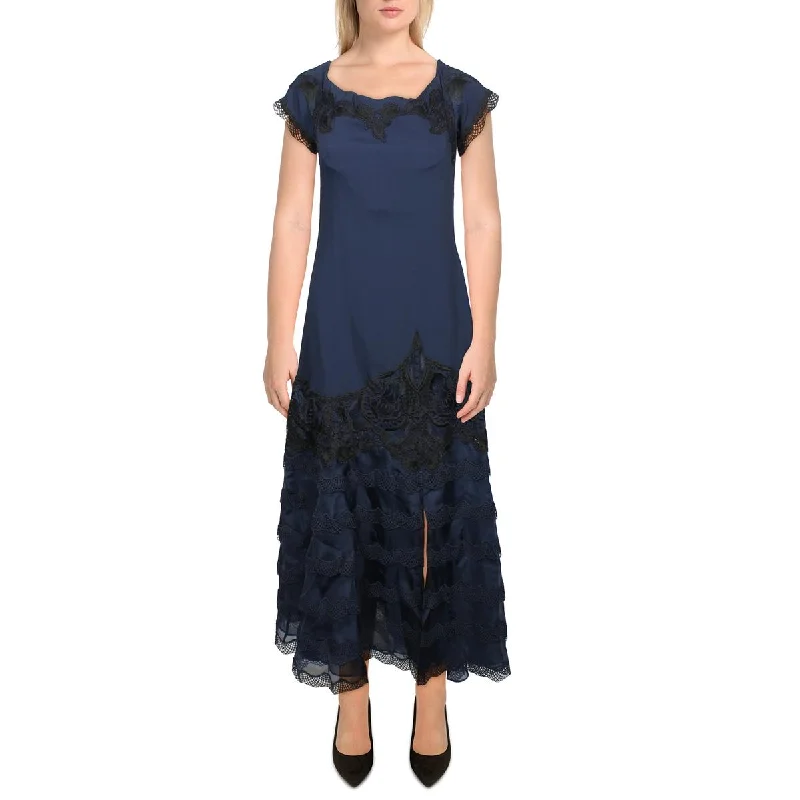 women's cotton dressesJonathan Simkhai Womens Lace Applique Midi Cocktail and Party Dress