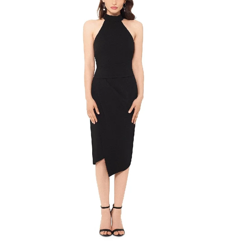 women's everyday dressesBetsy & Adam Women's Asymmetrical Hem Bodycon Dress Black Size 10