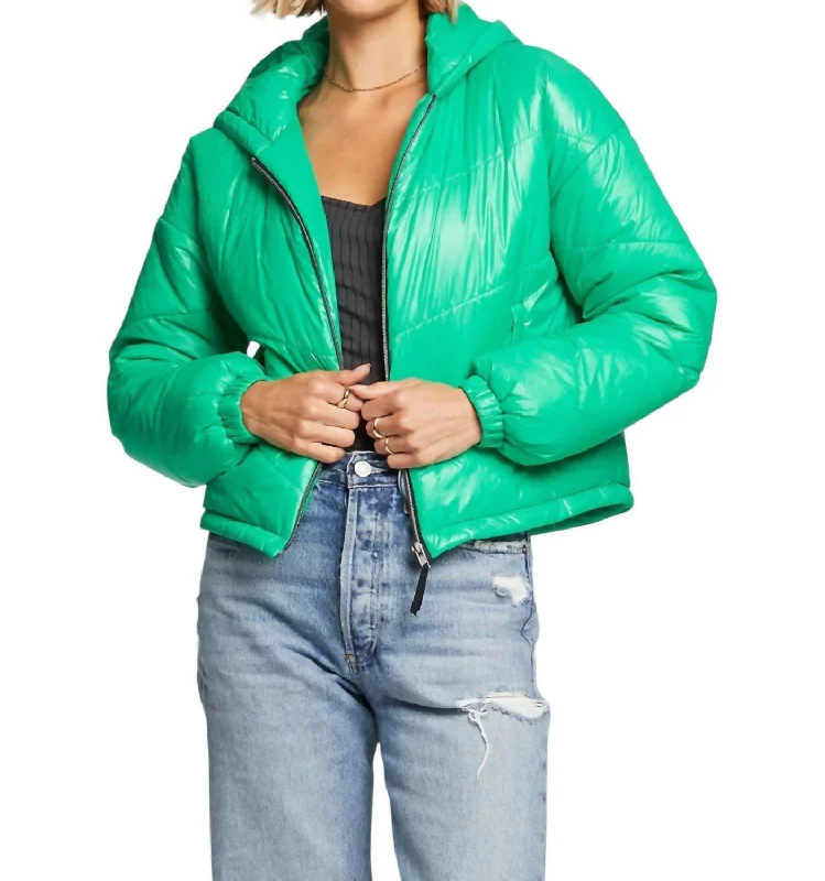 women's coats for fall and winter transitionsMarsily Jacket In Electric Green