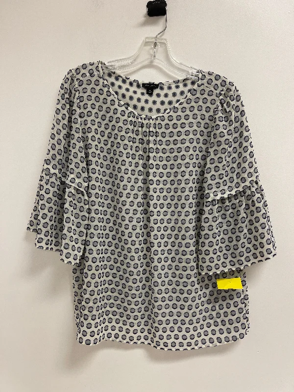 women's tops that offer a perfect blend of style, comfort, and affordabilityTop Long Sleeve By Ann Taylor In Polkadot Pattern, Size: S