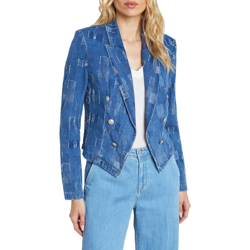 women's coats made in ethical factoriesWayne Denim Blazer In Tucson