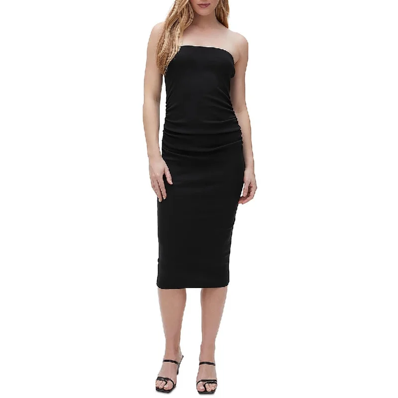 Velvet DressMichael Stars Womens Solid Knit Midi Dress