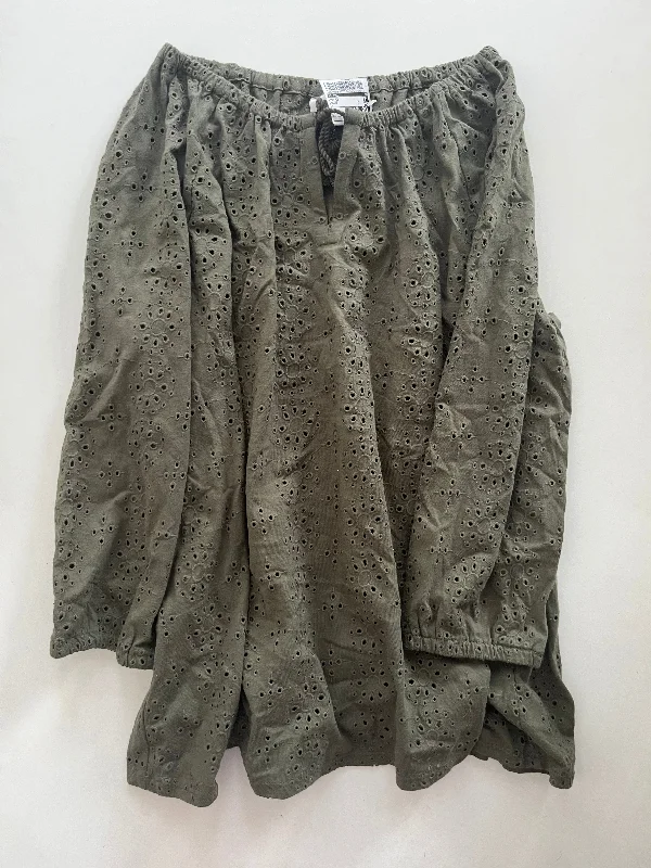 women's tops that offer a perfect blend of style, comfort, and affordabilityTop Long Sleeve By J Jill In Olive, Size: L