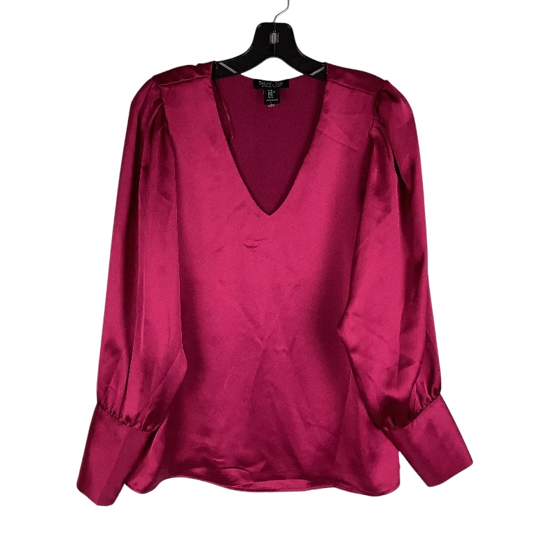 women's tops for layeringTop Long Sleeve By Rachel Zoe In Pink, Size: M