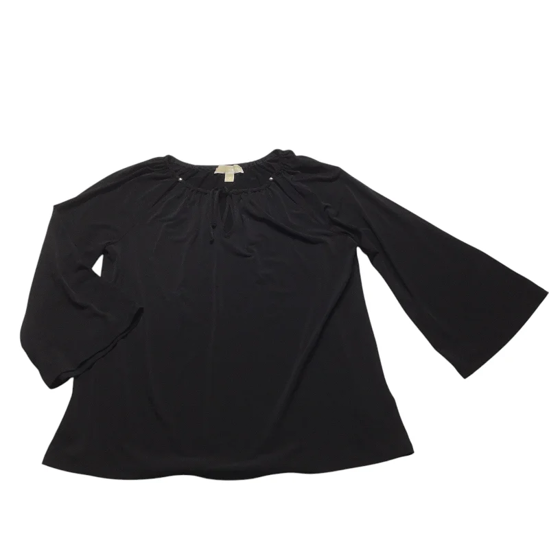 women's tops for creating capsule wardrobesTop Long Sleeve By Michael By Michael Kors In Black, Size: M