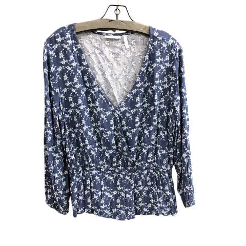 women's tops for those who value both quality and affordabilityTop Long Sleeve By Cmc In Blue, Size: L