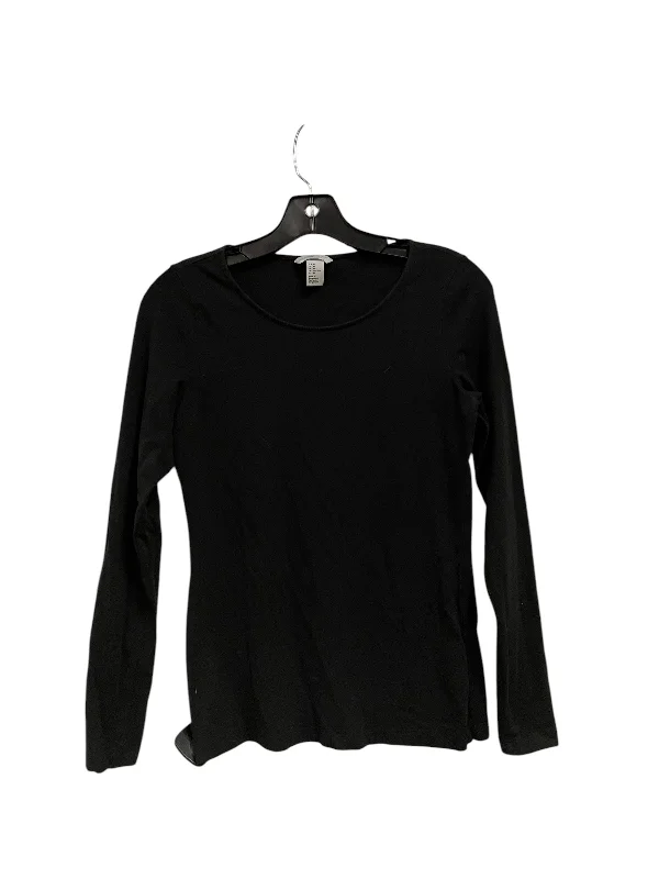 women's tops with embroidery detailsTop Long Sleeve By Clothes Mentor In Black, Size: M