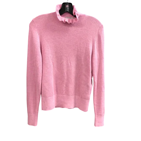 women's tops for those who prefer classic over trendy stylesTop Long Sleeve By J. Crew In Pink, Size: M