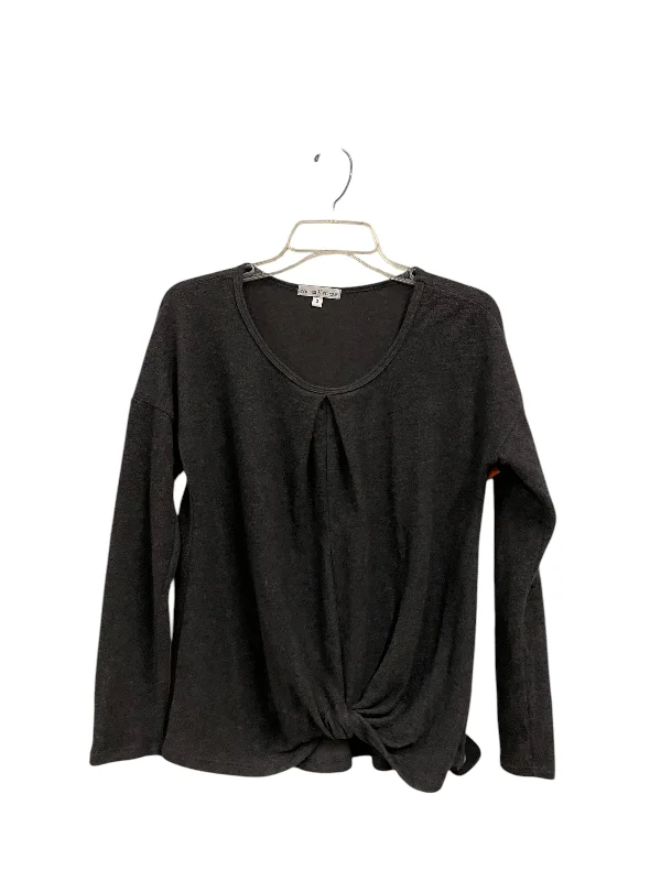 women's tops for those who want to stay warm and stylish during colder weatherTop Long Sleeve By Moa Moa In Grey, Size: S