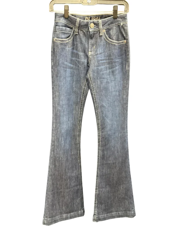 women's blue denim jeansJeans Flared By Dl1961 In Denim, Size: 2