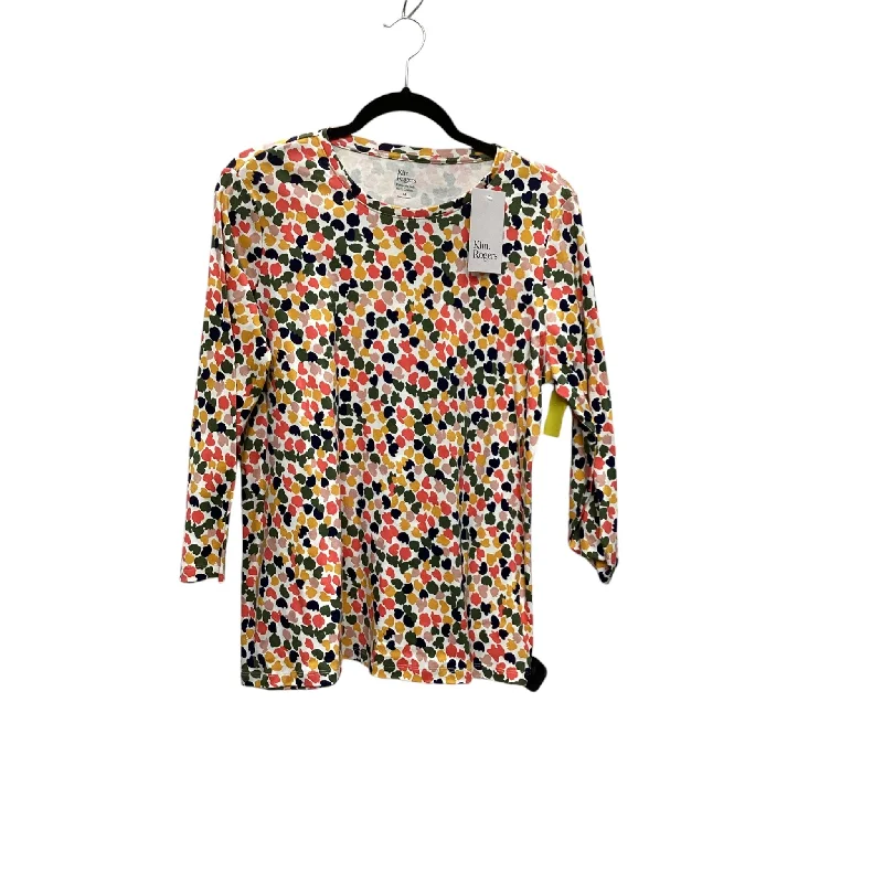 women's tops for those who love to experiment with fashionTop Long Sleeve By Kim Rogers In Multi-colored, Size: M