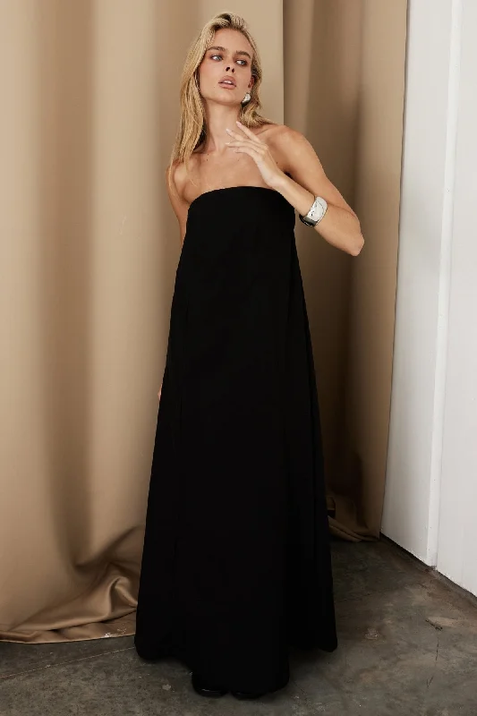 Elegant DressKesia Maxi Dress (Black)