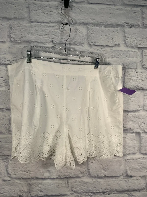 women's summer shortsWhite Shorts Loft, Size 20