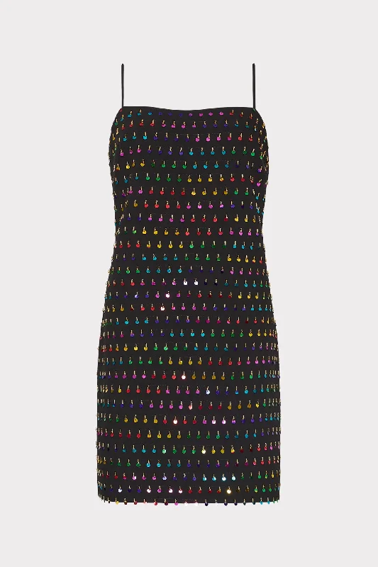 Embellished DressColette Beaded Sequin Mini Dress