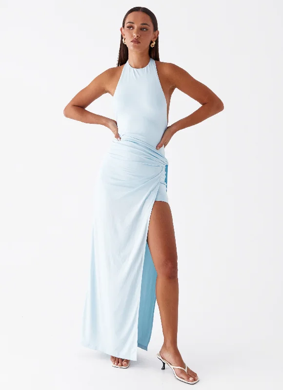 Bow-Tie DressOceana Maxi Dress - Blue