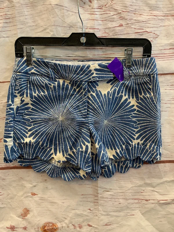 women's swim cover-up shortsBlue White Shorts J Crew O, Size 0