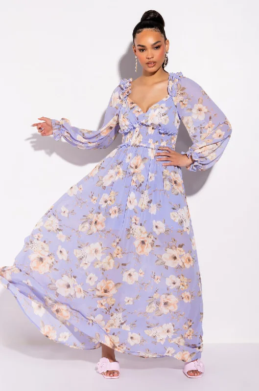 Flowy DressLOOKS CAN FOOL YOU FLORAL MAXI DRESS