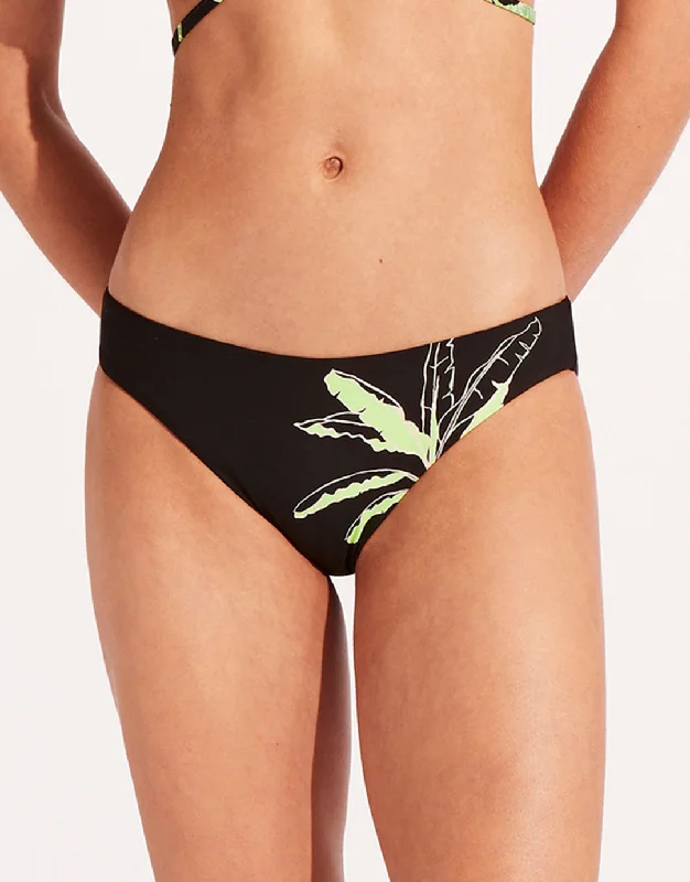 Triangle Female SwimwearPalm Paradise Hipster Bikini Pant - Black