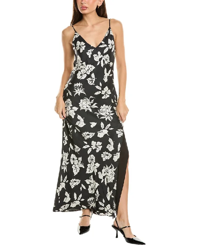 women's cinched-waist dressesrag & bone Larissa Silk-Blend Maxi Dress