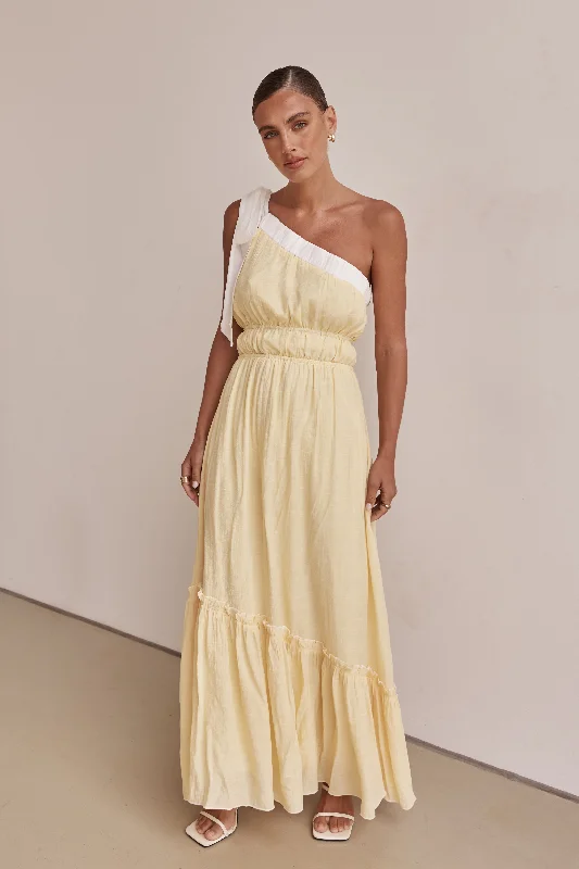 Nursing DressCory Maxi Dress (Lemon)