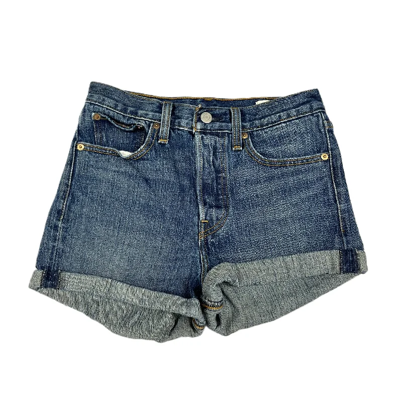 women's plus-size shortsBlue Denim Shorts By Levis, Size: 4