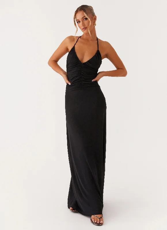 women's everyday dressesKansas Maxi Dress - Black