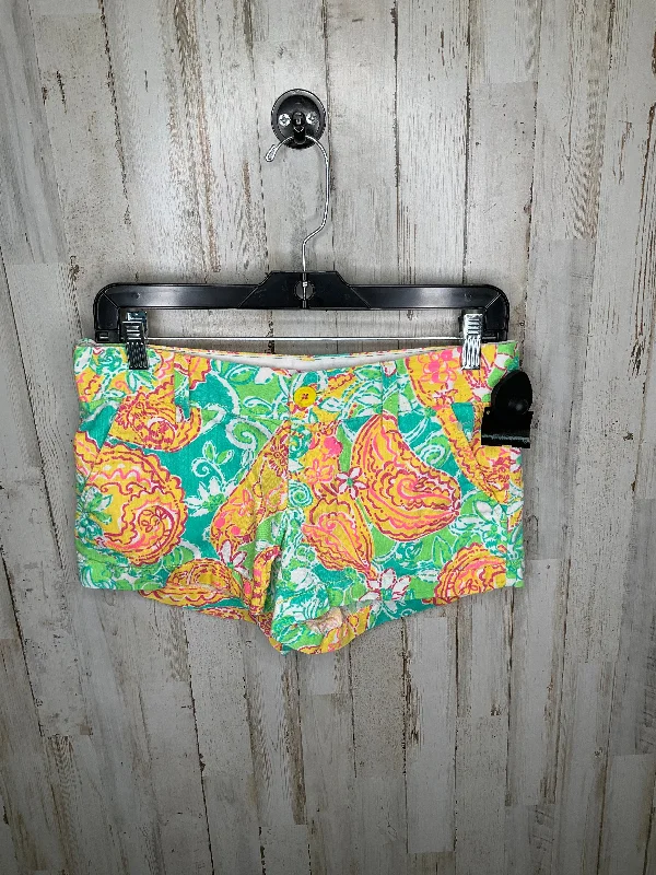 women's corduroy shortsGreen & Yellow Shorts Lilly Pulitzer, Size 0