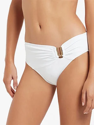 Mix-and-Match Female SwimwearJetset U Trim Mid Bikini Pant - White