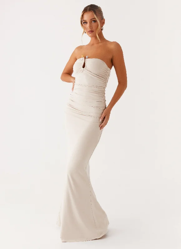 women's custom dressesRudy Maxi Dress - Ivory