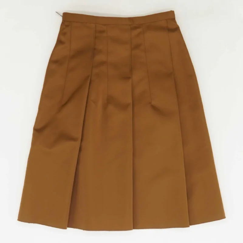 women's zip-up skirtsAlpine Pleated Midi Skirt