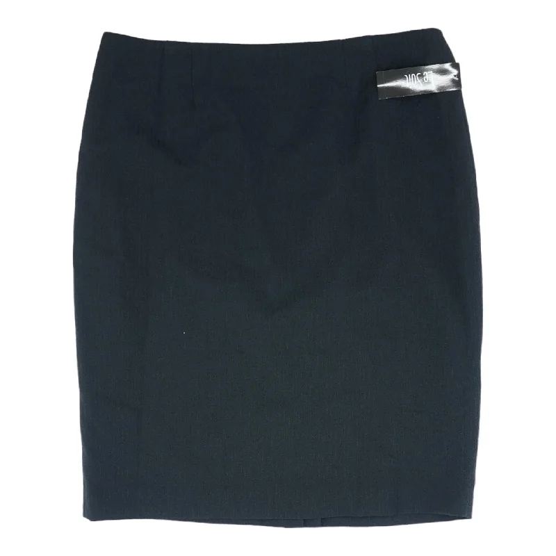 women's loungewear dressy skirtsBlack Solid Midi Skirt