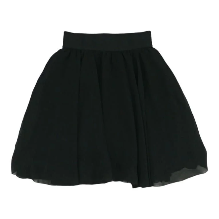 women's striped skirtsBlack Solid Mini Skirt