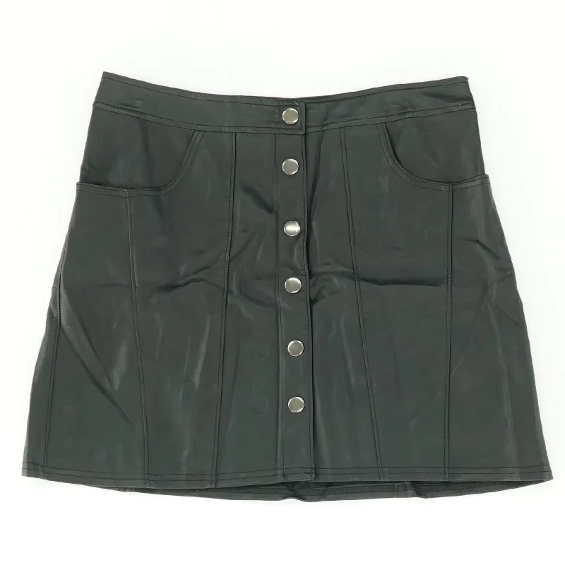 women's pencil skirtsBlack Solid Mini Skirt