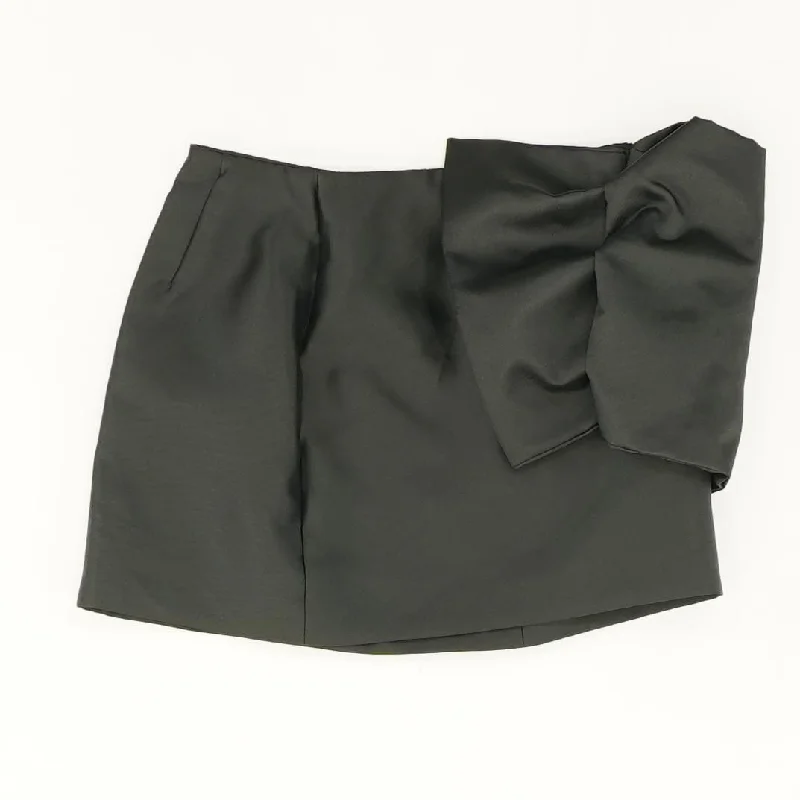 women's moisture-wicking formal skirtsBlack Solid Mini Skirt