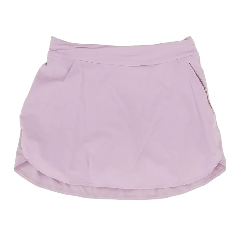 women's flowy skirtsLavender Solid Skort Skirt