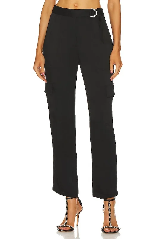 women's cropped pantsCarolina Utility Pants In Black