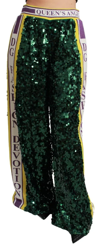 women's chiffon pantsDolce & Gabbana Exclusive multi Sequined Women's Pants