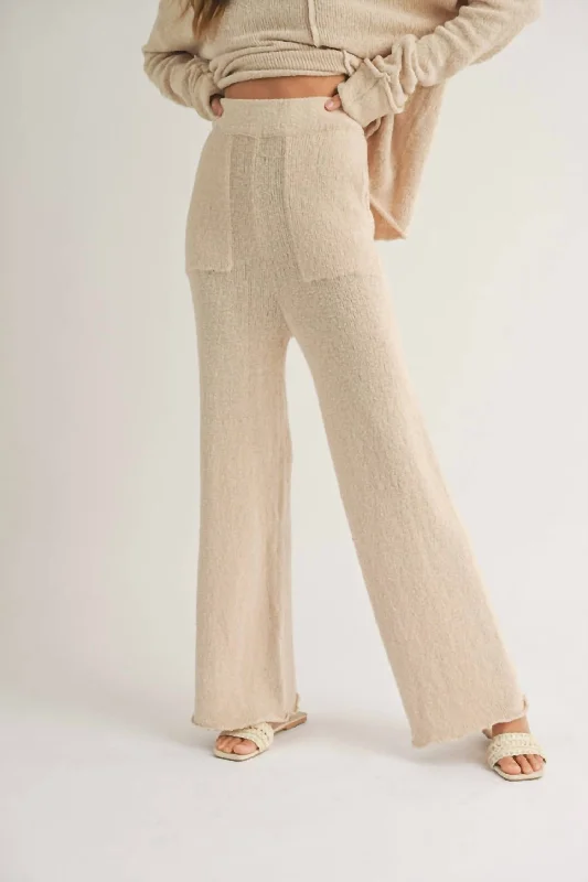 women's insulated pantsJust Sweater Pants In Cream